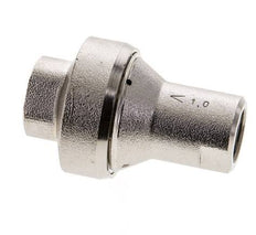 Réducteur de pression en ligne 1bar/14psi Laiton nickelé G1/4'' 10 l/min