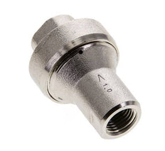 Réducteur de pression en ligne 1bar/14psi Laiton nickelé G1/4'' 10 l/min