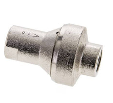 Réducteur de pression en ligne 1bar/14psi Laiton nickelé G1/4'' 10 l/min