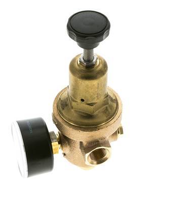 Réducteur de pression d'eau Bronze G3/8'' 10 l/min 1.5-8 bar/22-116psi