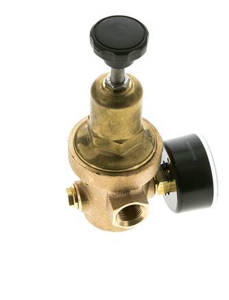 Réducteur de pression d'eau Bronze G3/8'' 10 l/min 1.5-8 bar/22-116psi