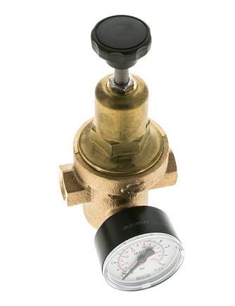 Réducteur de pression d'eau Bronze G3/8'' 10 l/min 1.5-8 bar/22-116psi