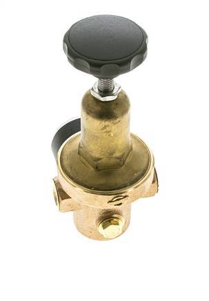 Réducteur de pression d'eau Bronze G1/4'' 8.3 l/min 0.2-2 bar/3-29psi
