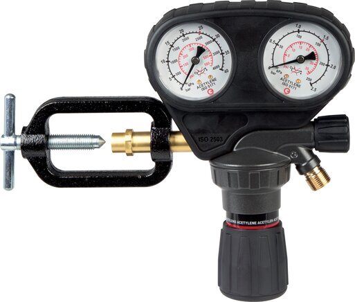 Régulateur De Pression D'Acétylène 25 Bar À 0-1.5 Bar Support