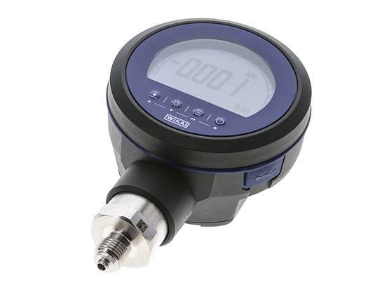 WIKA Digital Pressure Gauge 0..1 bar (0..15 psi) G 1/4'' Class 0.5