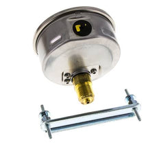 Manomètre à glycérine G1/2 raccord arrière 0 à 0,6 bar 100mm WIKA
