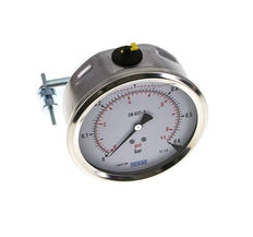 Manomètre à glycérine G1/2 raccord arrière 0 à 0,6 bar 100mm WIKA