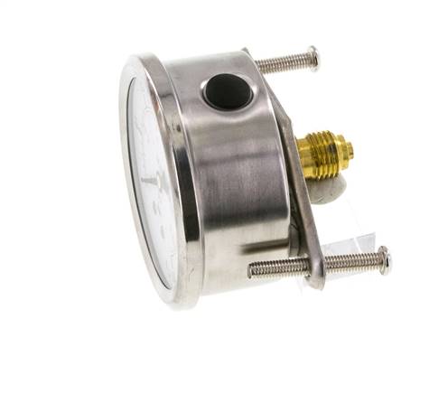 Manomètre à glycérine G1/4 raccord arrière 0 à 0,6 bar 63mm