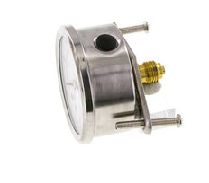Manomètre à glycérine G1/4 raccord arrière 0 à 0,6 bar 63mm