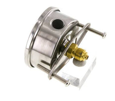 Manomètre à glycérine G1/4 raccord arrière 0 à 0,6 bar 63mm