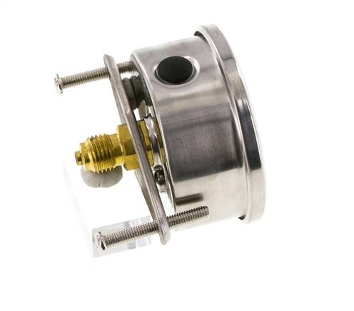 Manomètre à glycérine G1/4 raccord arrière 0 à 0,6 bar 63mm