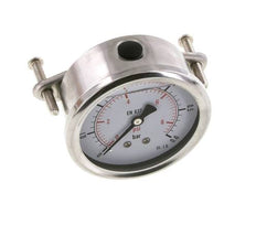 Manomètre à glycérine G1/4 raccord arrière 0 à 0,6 bar 63mm