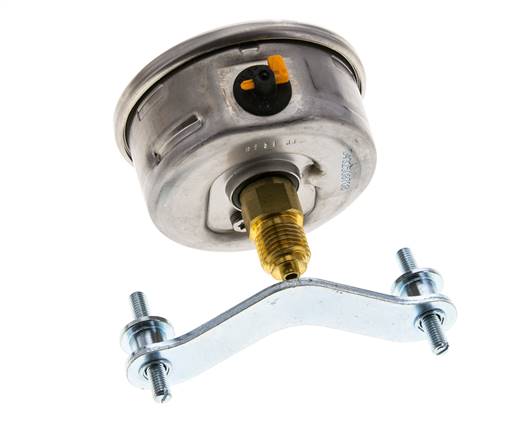 Manomètre à glycérine G1/4 raccord arrière 0 à 0,6 bar 63mm WIKA