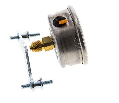 Manomètre à glycérine G1/4 raccord arrière 0 à 0,6 bar 63mm WIKA