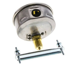 Manomètre à glycérine G1/2 raccord arrière 0 à 1,6 bar 100mm WIKA