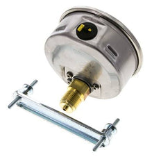 Manomètre à glycérine G1/2 raccord arrière 0 à 1,6 bar 100mm WIKA