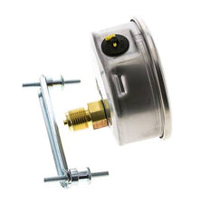 Manomètre à glycérine G1/2 raccord arrière 0 à 1,6 bar 100mm WIKA