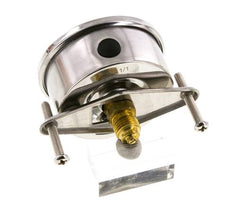 Manomètre à glycérine G1/4 raccord arrière 0 à 1,6 bar 63mm
