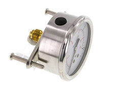 Manomètre à glycérine G1/4 raccord arrière 0 à 1,6 bar 63mm