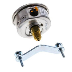 Manomètre à glycérine G1/4 raccord arrière 0 à 1,6 bar 63mm WIKA