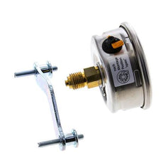 Manomètre à glycérine G1/4 raccord arrière 0 à 1,6 bar 63mm WIKA