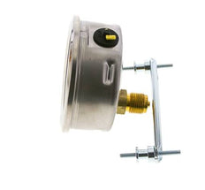 Manomètre à glycérine G1/2 raccord arrière 0 à 1000 bar 100mm WIKA