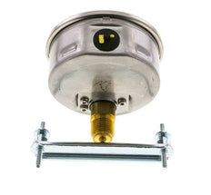 Manomètre à glycérine G1/2 raccord arrière 0 à 1000 bar 100mm WIKA