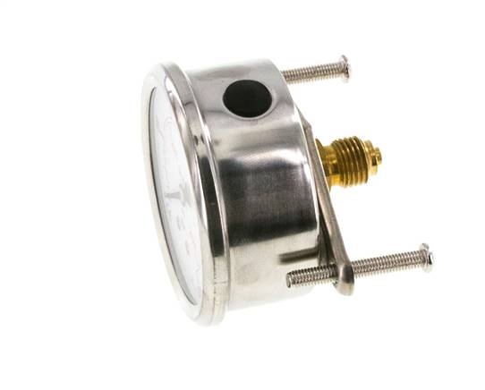 Manomètre à glycérine G1/4 raccord arrière 0 à 1000 bar 63mm