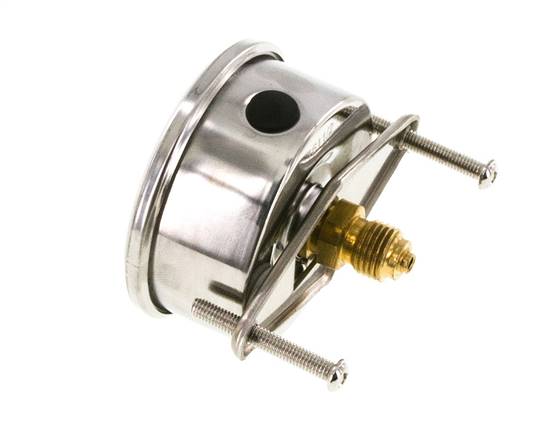 Manomètre à glycérine G1/4 raccord arrière 0 à 1000 bar 63mm
