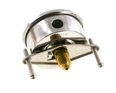 Manomètre à glycérine G1/4 raccord arrière 0 à 1000 bar 63mm