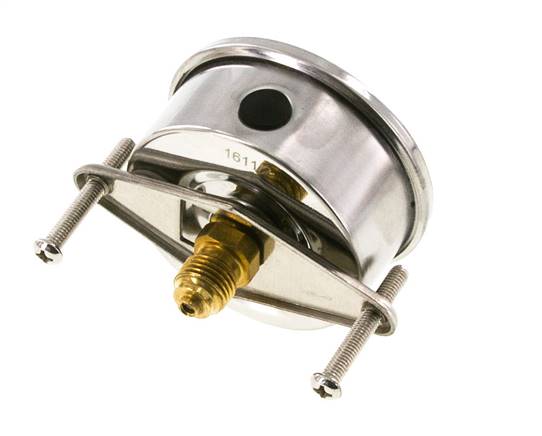 Manomètre à glycérine G1/4 raccord arrière 0 à 1000 bar 63mm