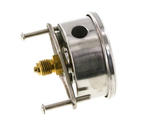 Manomètre à glycérine G1/4 raccord arrière 0 à 1000 bar 63mm