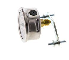 Manomètre à glycérine G1/4 raccord arrière 0 à 1000 bar 63mm WIKA