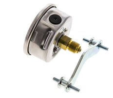 Manomètre à glycérine G1/4 raccord arrière 0 à 1000 bar 63mm WIKA