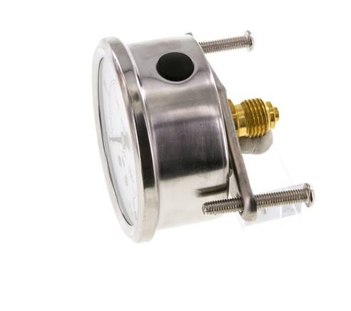 Manomètre à glycérine G1/4 raccord arrière 0 à 100 bar 63mm