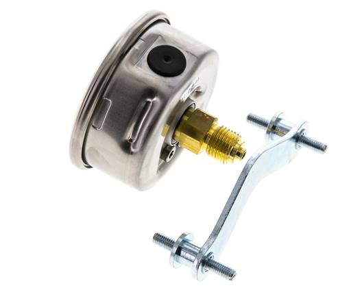 Manomètre à glycérine G1/4 raccord arrière 0 à 100 bar 63mm WIKA