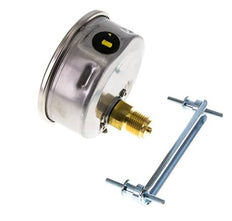 Manomètre à glycérine G1/2 raccord arrière 0 à 10 bar 100mm WIKA