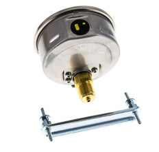 Manomètre à glycérine G1/2 raccord arrière 0 à 10 bar 100mm WIKA
