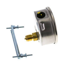 Manomètre à glycérine G1/2 raccord arrière 0 à 10 bar 100mm WIKA