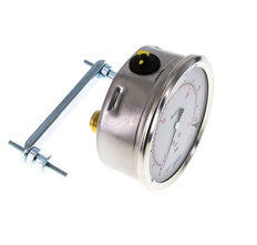 Manomètre à glycérine G1/2 raccord arrière 0 à 10 bar 100mm WIKA