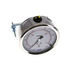 Manomètre à glycérine G1/2 raccord arrière 0 à 10 bar 100mm WIKA