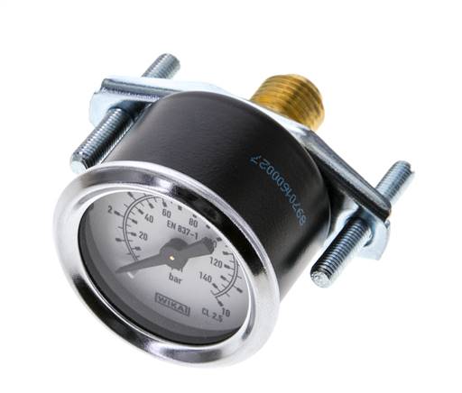 Manomètre G1/4 raccord arrière 0 à 10 bar 40mm WIKA