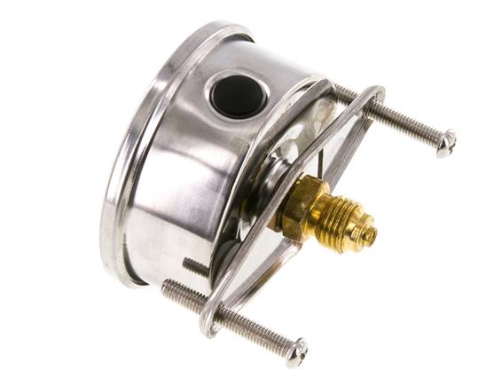 Manomètre à glycérine G1/4 raccord arrière 0 à 10 bar 63mm