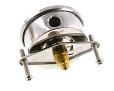 Manomètre à glycérine G1/4 raccord arrière 0 à 10 bar 63mm