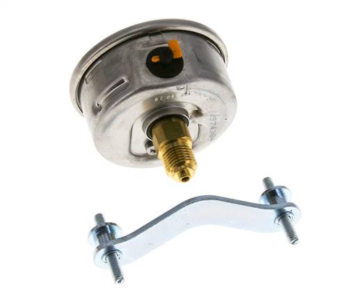 Manomètre à glycérine G1/4 raccord arrière 0 à 10 bar 63mm WIKA