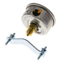 Manomètre à glycérine G1/4 raccord arrière 0 à 10 bar 63mm WIKA