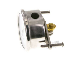 Manomètre à glycérine G1/4 raccord arrière -1 à 0,6 bar 63mm