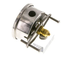 Manomètre à glycérine G1/4 raccord arrière -1 à 0,6 bar 63mm