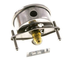 Manomètre à glycérine G1/4 raccord arrière -1 à 0,6 bar 63mm