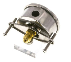 Manomètre à glycérine G1/4 raccord arrière -1 à 0,6 bar 63mm